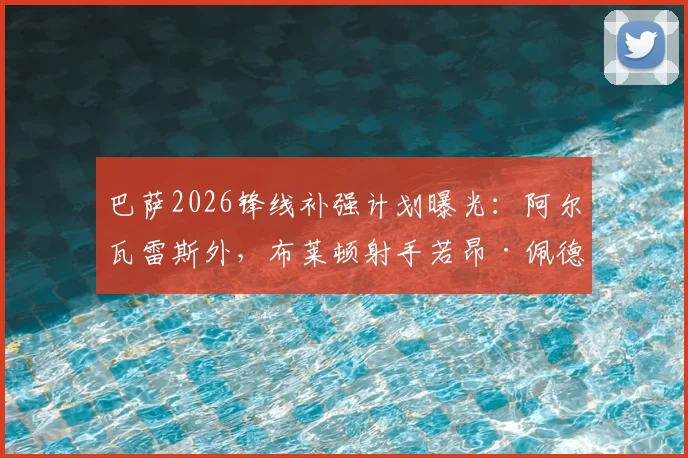 巴萨2026锋线补强计划曝光：阿尔瓦雷斯外，布莱顿射手若昂·佩德罗成关键目标，塞尔电台解析转会可能性